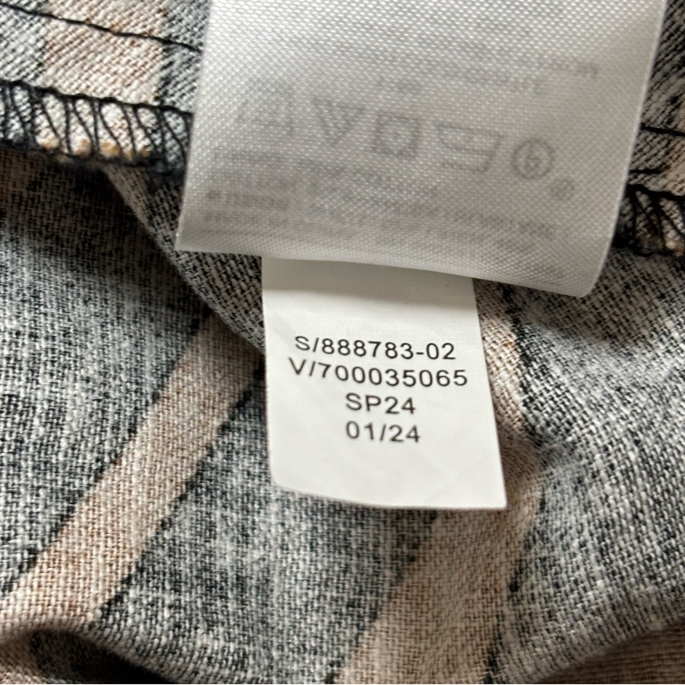 Banana Republic Factory Women’s Linen Blend Midi Dress Size 12 Black - Picture 7 of 9